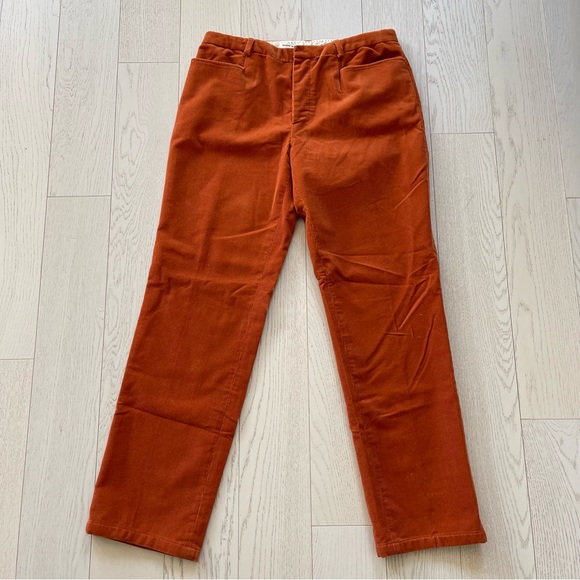 Vintage Designer Romeo Gigli Corduroy Straight Leg Button Fly Trouser Pants - Picture 1 of 15